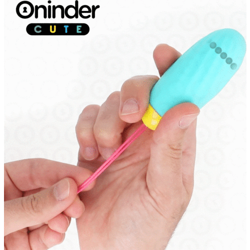 Vibrerende Æg ONINDER CUTE med Bølgende Bevægelser og Rotationsperler