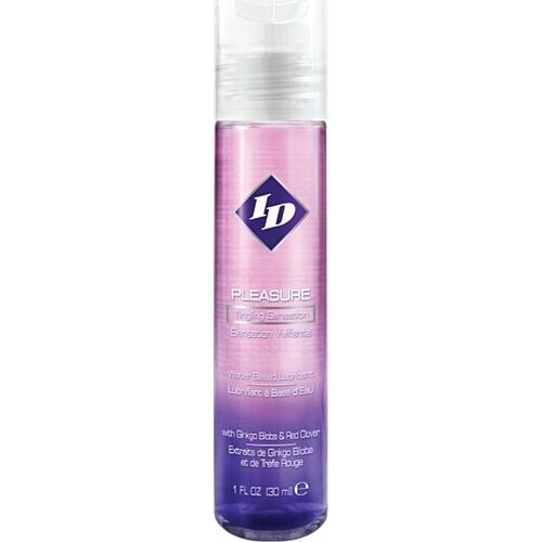 ID PLEASURE 30 ML Vandbaseret Glidecreme til Øget Sensation