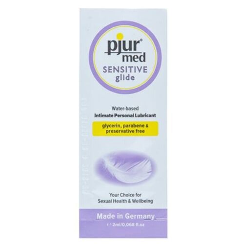 Vandbaseret glidecreme PJUR MED SENSITIVE GLIDE 2 ML