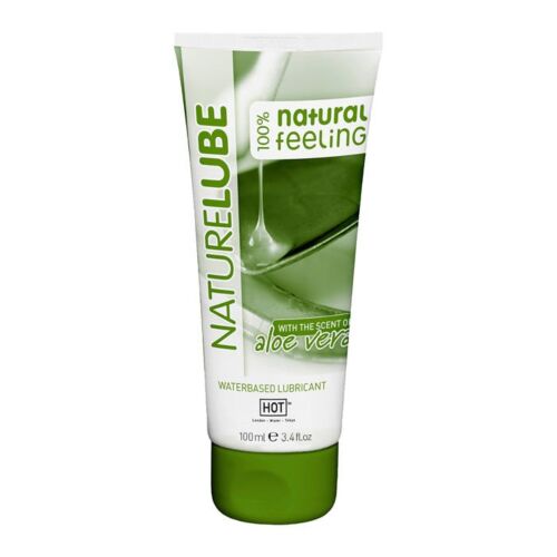 Vandbaseret glidecreme HOT Nature Lube aloe vera