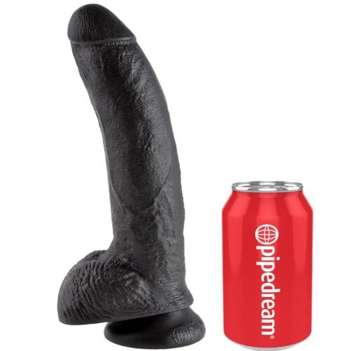 Dildo KING COCK 22.9 CM med stærk sugekop