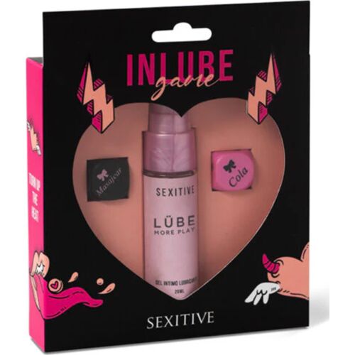 Inclusive Voksenspil Sexitive In Lube Game med Glidecreme