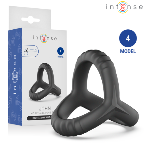 INTENSE Justerbar Triple Ring til Mandlig Nydelse