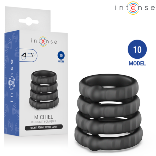 Penis Ring INTENSE FOR HIM Model 10 Sæt af 4