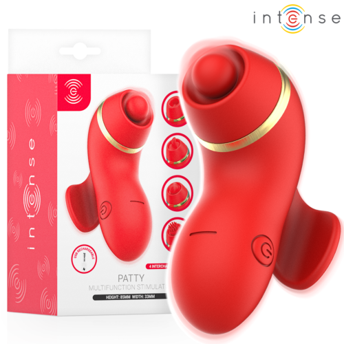 Stimulator INTENSE med 4 hoveder og sugefunktion