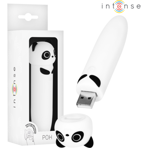 Vibrerende Bullet INTENSE POH Panda USB Genopladelig