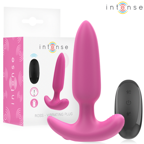 Anal Plug INTENSE ROSS 10 vibrationer med fjernbetjening