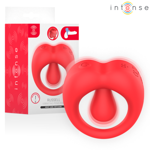 Vibrerende Ring INTENSE FOR HIM Russell med Clitorisstimulator
