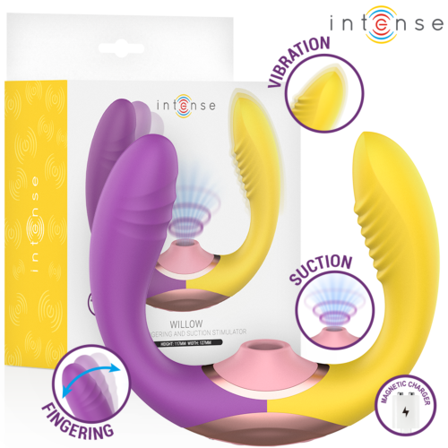 Stimulator INTENSE HIGH TECH WILLOW 3-i-1 med sugefunktion