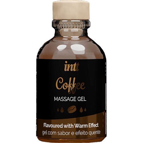 INTT Massage Gel Coffee - Kissable med Varm Effekt