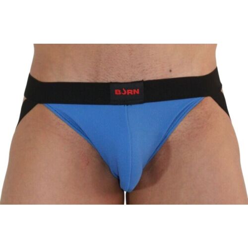 BURN 008 Jockstrap L - Gennemsigtig Glitter Design