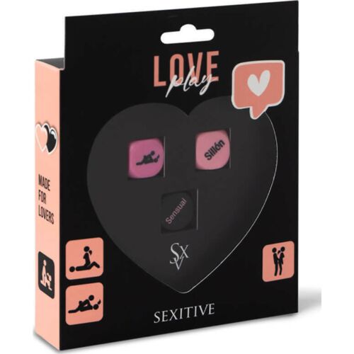 SEXITIVE Love Play — 3 erotiske terninger til par