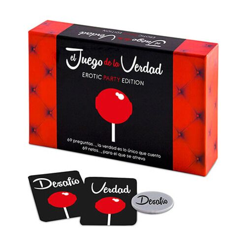 Truth Game Party Edition af Tease & Please med 69 spørgsmål