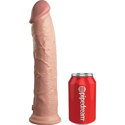 Realistisk Dildo KING COCK Elite 28 cm - Dobbelt densitet Silikone
