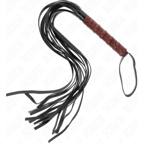 Pisk KINK MAHOGANY WHIP 53 CM - Intensitet til leg