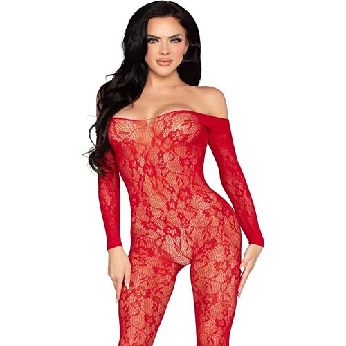 Bodystocking Leg Avenue 89366 Blomster Lacelag