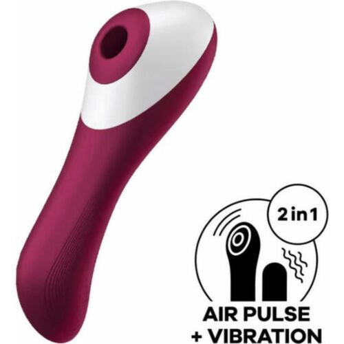 Vibrator SATISFYER DUAL CRUSH med lufttryks funktion