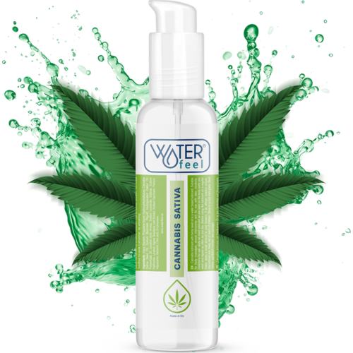 Waterfeel Cannabis Glidecreme 150ml - Vandbaseret med særpræget aroma