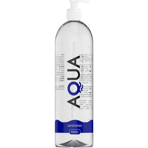 AQUA QUALITY Vandbaseret Glidecreme 1000 ML - Glat og Sikker