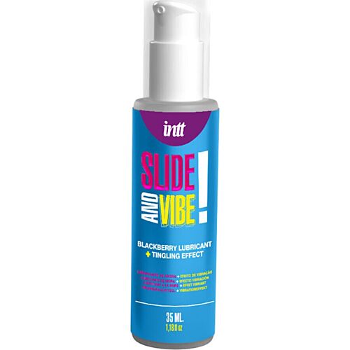 Vibrerende Glidecreme INTT RELEASES 35 ML med Blåbærsmag