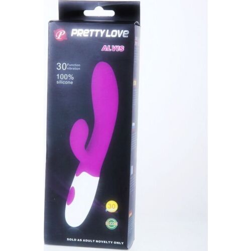 Rabbit Vibrator Pretty Love Flirtation Alvis med Klitorisstimulator