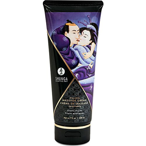 Massagecreme SHUNGA Exotic Fruits 200ml til Silkeagtig Hud