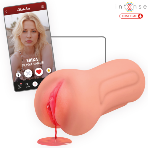 Intense First Time Erika Jomfru Masturbator med Blødning