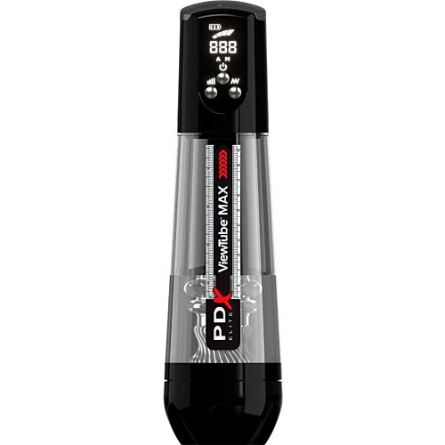 Masturbator PDX ELITE VIEWTUBE MAX VIEW med gennemsigtig sugefunktion