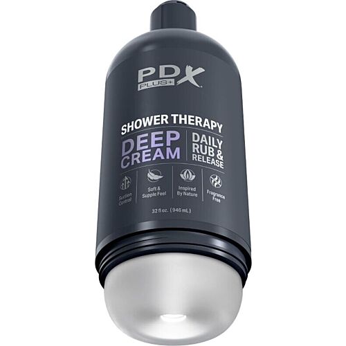 Masturbator PDX PLUS+ Deep Cream Stroker med Sugekop