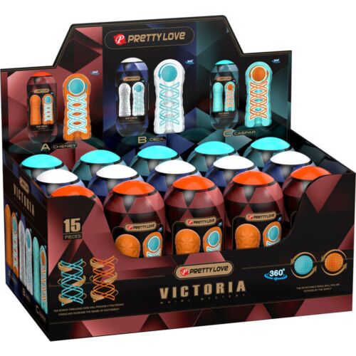 Masturbator Pretty Love Victoria med Spiraltekstur