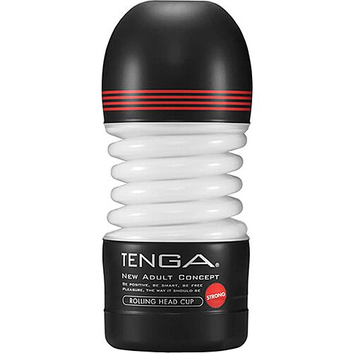 Tenga Rolling Head Strong Masturbator med Glat Pad