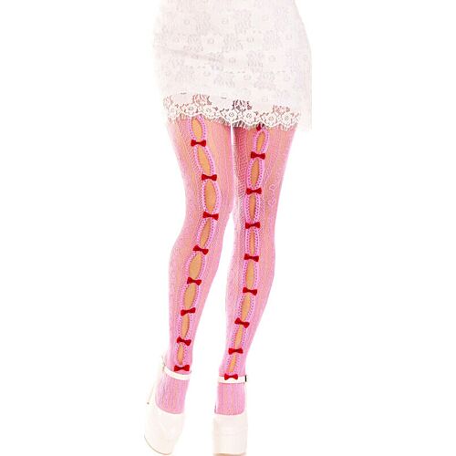 Leggings Leg Avenue Sweetheart Net med Hjerte Design