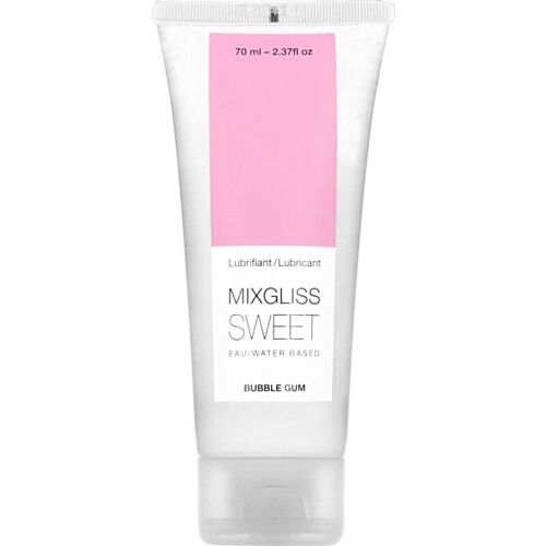 Vandbaseret Glidecreme Mixgliss 70ml med Kaugummi Smag