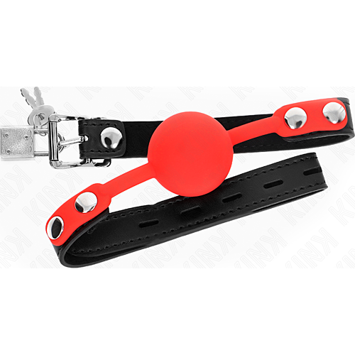 KINK Silikone Ball Gag 4 cm med Lås