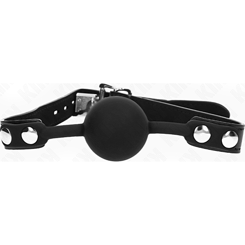 KINK Ball Gag Model 1 - 4 cm Silikone med Lås