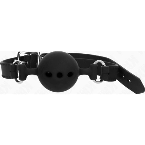 Gag KINK COLLAR & GAG med justerbar silikone