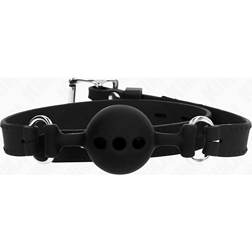 KINK Ball Gag med Blød Silikone | Justerbar 35-51 cm