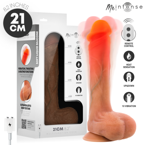 Vibrerende Dildo MR. INTENSE Bradley med varmeeffekt