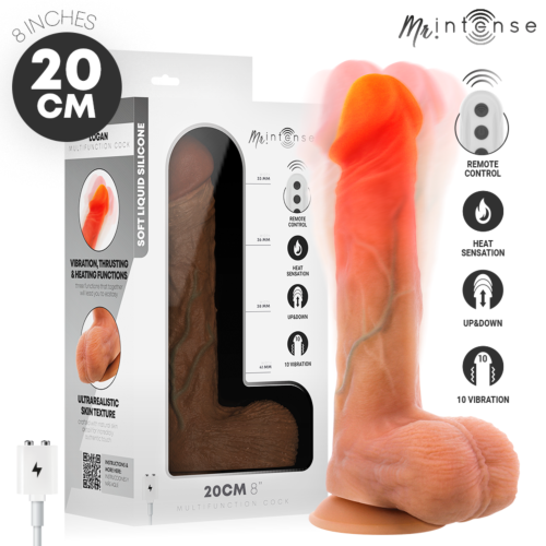 Vibrator MR. INTENSE Logan med varmefunktion og fjernbetjening
