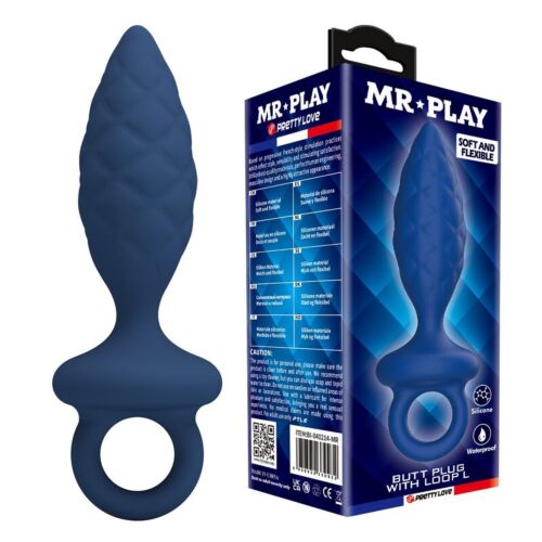 Anal Plug MR PLAY Tekstureret med Ring