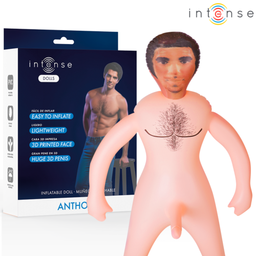 Oppustelig Dukke Intense Dolls Anthony med Realistisk 3D Penis