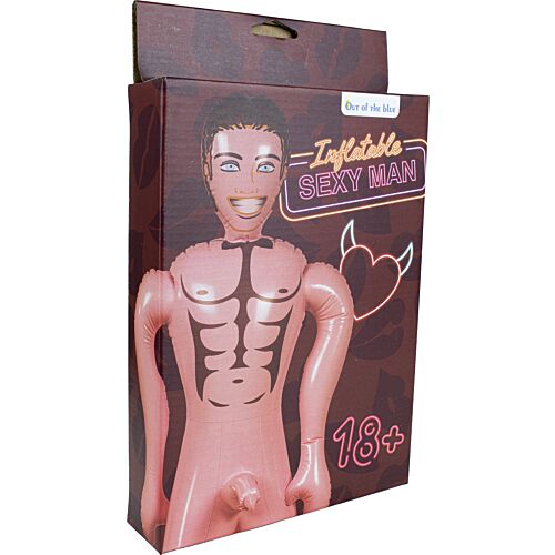 Oplev den sexy oppustelige mandedukke