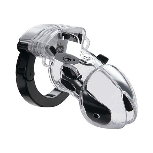 Cock Cage Mystim Pubic Enemy No 1 med elektrisk stimulation