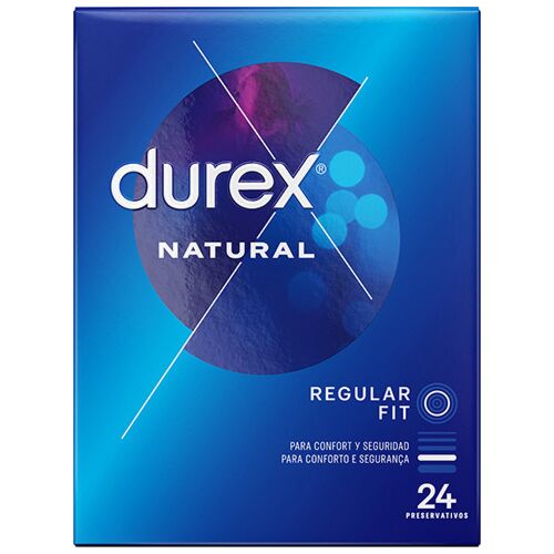 Durex Naturlige Kondomer 24 Stk. med Easy On Fit