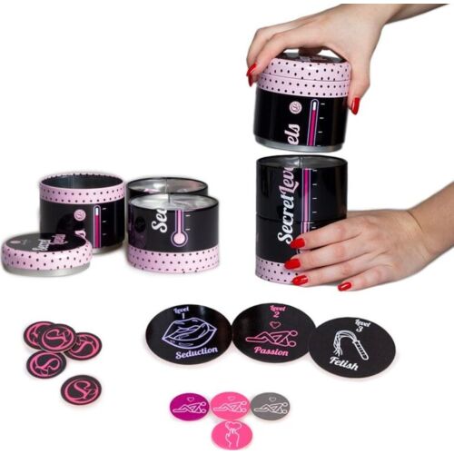 Kombinationsspil SECRETPLAY Secret Levels med Intensitetsniveauer