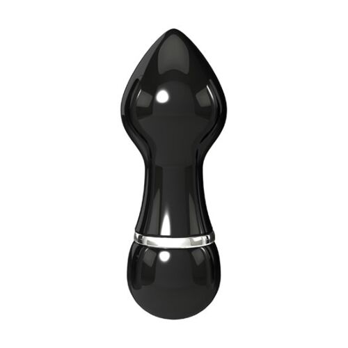 Vibrator Pure Aluminium Small Sort med 3 hastigheder