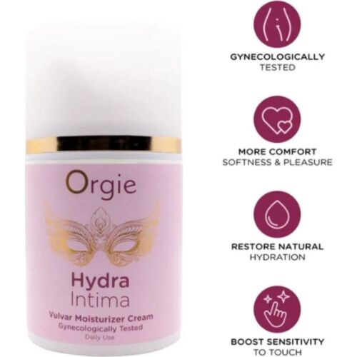 Vulvafugtighedscreme ORGIE HYDRA INTIMA DAILY 50 ml