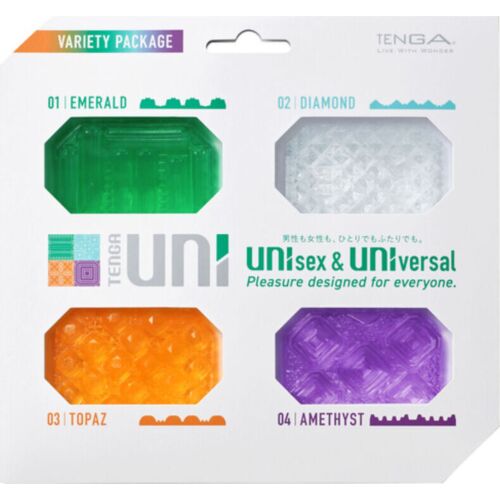Masturbator TENGA UNI Variedade Pack 4 Enheder
