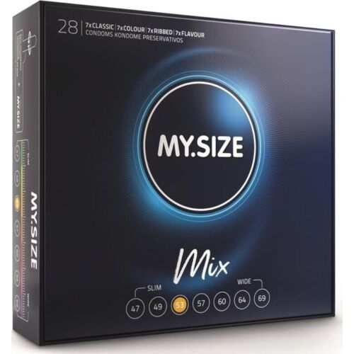Kondomer MY SIZE MIX 53mm med 4 varianter