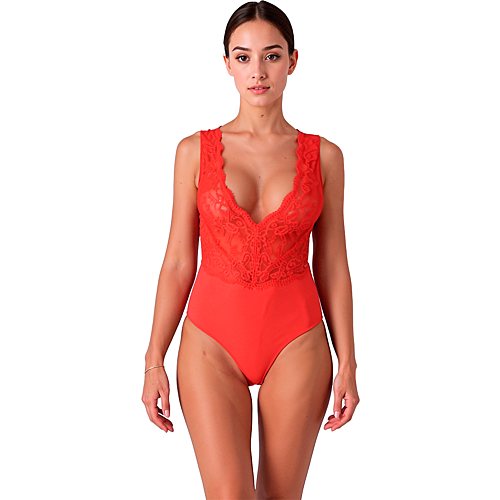 Body Passion Evalie L/XL med Blonde Detalje
